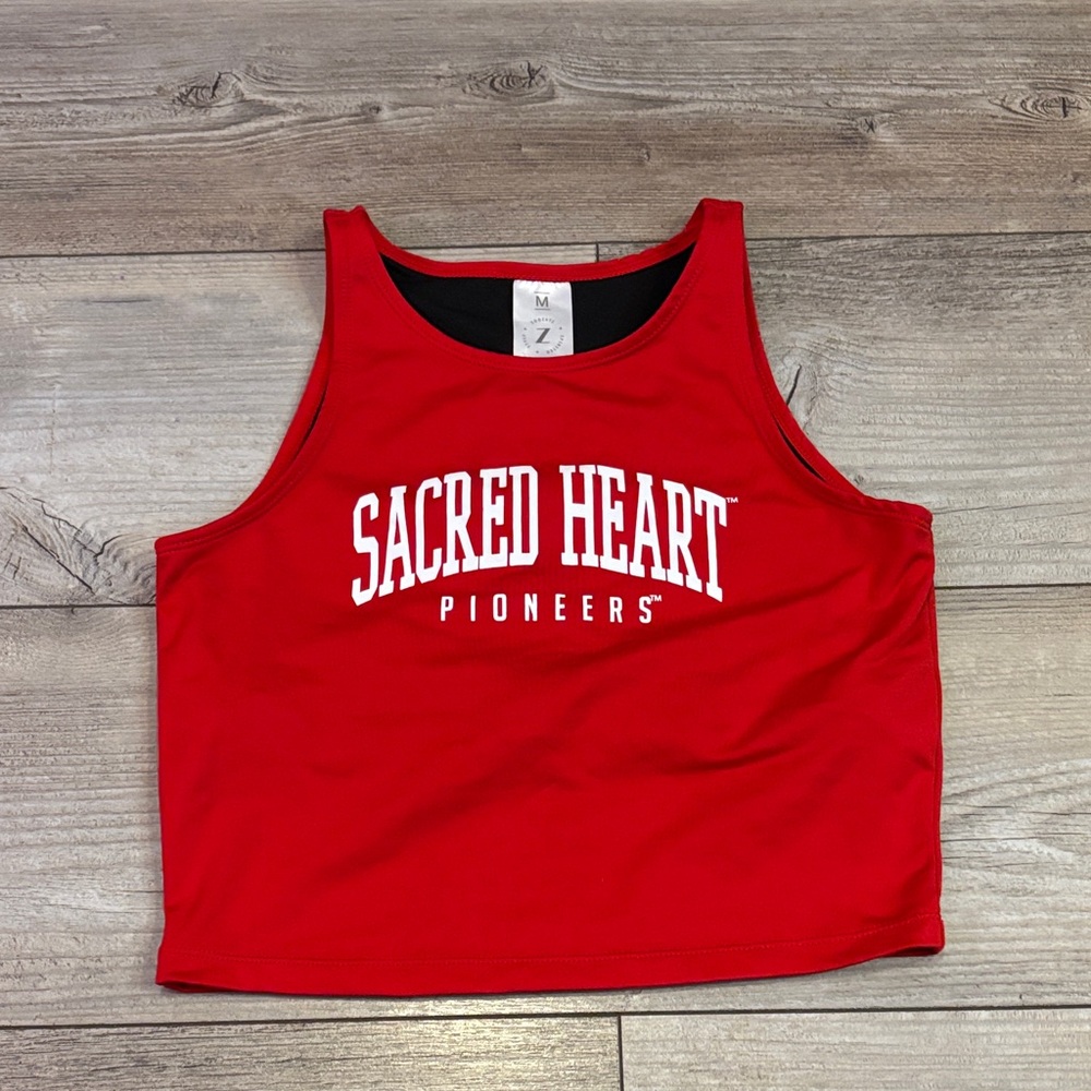 Sacred Heart Pioneers Women's Red Tank Top